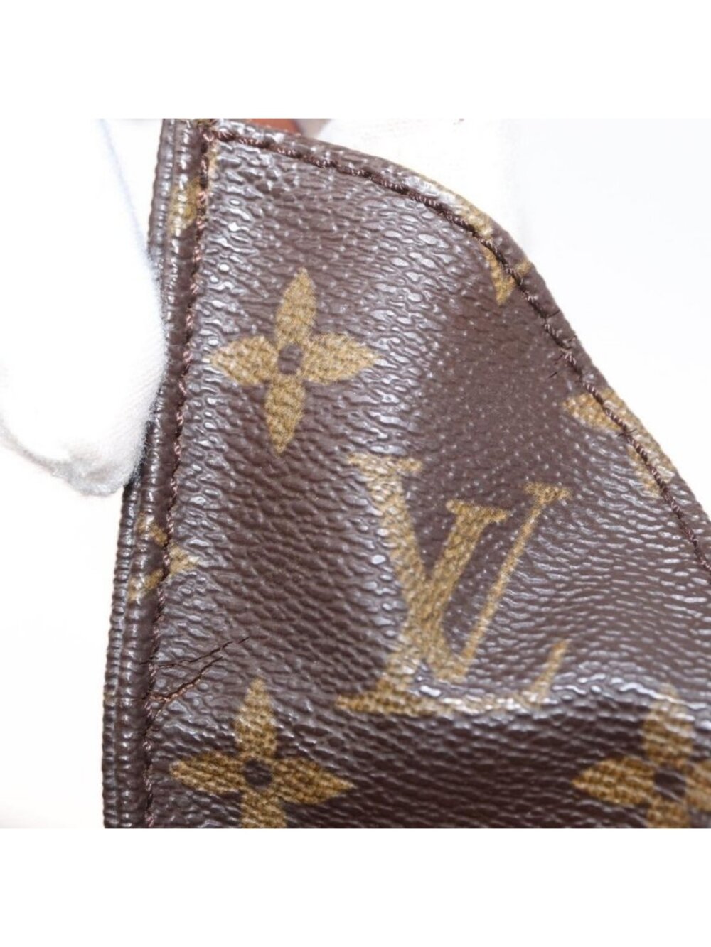 Authentic LOUIS VUITTON Monogram Cartouchiere MM Shoulder Bag M51253 LV - Picture 2 of 16